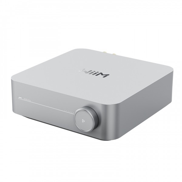 WiiM Amp Streaming Amplifier, Silver