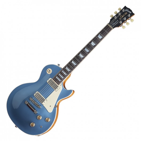 Gibson 2015 Les Paul Deluxe Electric Guitar, Metallic Pelham Blue