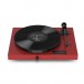 Pro-Ject Juke Box E1 Turntable, Red Front View with no Dust Cover