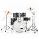 Pearl Export EXX 20'' Fusion Drum Kit, Graphite Silver Twist - Front