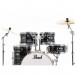 Pearl Export EXX 20'' Fusion Drum Kit, Graphite Silver Twist - Toms