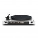 Pro-Ject Juke Box E1 Turntable, White Rear View