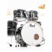 Pearl Export EXX 20'' Fusion Drum Kit, Graphite Silver Twist - Bass Drum Detail