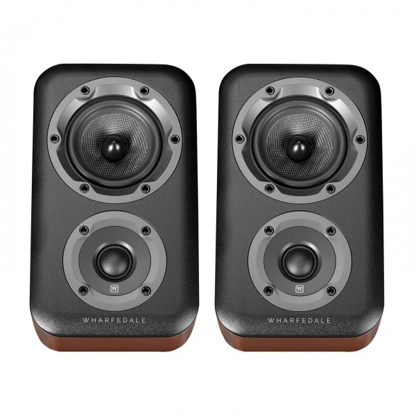 Wharfedale D300 3D Surround Speakers (Pair), Walnut at