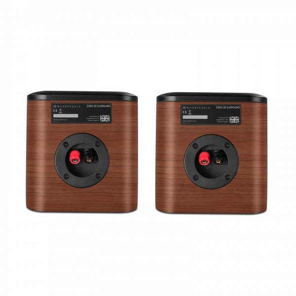 Wharfedale D300 3D Surround Speakers Connections View