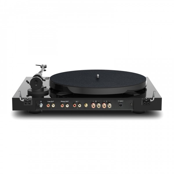 Pro-Ject Juke Box E1 Turntable, Black - Rear View