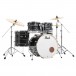 Pearl Export Zestaw perkusyjny EXX 22'' Rock, grafitowy Silver Twist