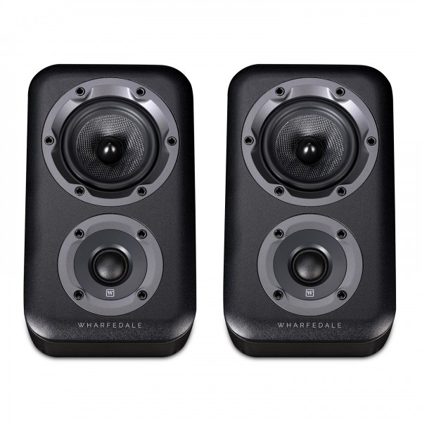 Wharfedale D300 3D Surround Speakers (Pair), Black at