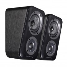 Wharfedale D300 3D Surround Speakers (Pair), Black - Nearly New  			