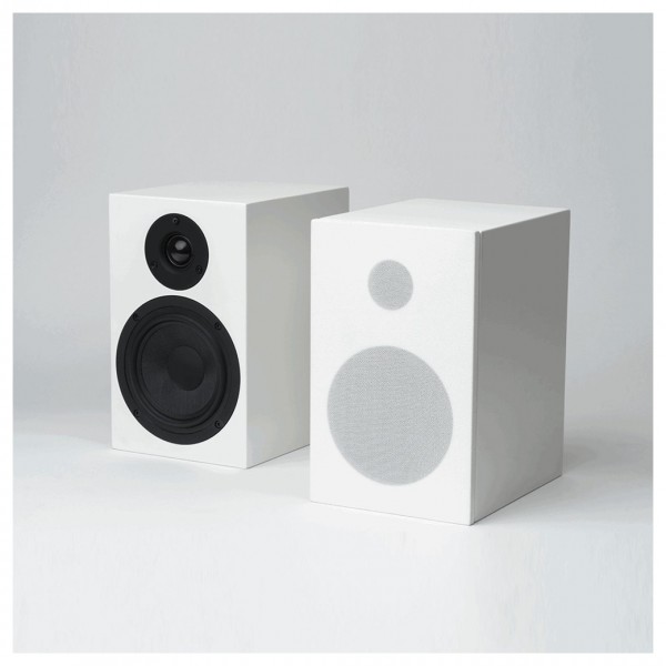 Pro-Ject Speaker Box Bookshelf Speaker, White - Grille