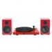 Pro-Ject Juke Box E1 Set Hi-Fi Set, Red