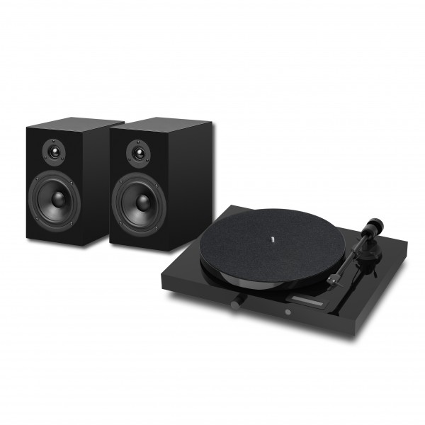 Pro-Ject Juke Box E1 Set Hi-Fi Set, Black - Close up