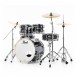 Pearl Export EXX 20'' Fusion Drum Kit w/Free Stool, Graphite Silver
