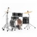 Pearl Export EXX 20'' Fusion Drum Kit w/Free Stool, Graphite Silver