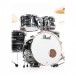 Pearl Export EXX 20'' Fusion Drum Kit w/Free Stool, Graphite Silver