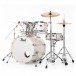 Pearl Export EXX 22'' Rock Drum Kit, Slipstream White - Angle 2
