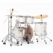 Pearl Export EXX 22'' Rock Drum Kit, Slipstream White - Rear Angle
