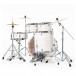 Pearl Export EXX 22'' Rock Drum Kit, Slipstream White - Rear Angle 2