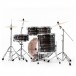 Pearl Export EXX 22'' Rock Drum Kit, Metallic Amethyst Twist - Rear Angle 2