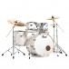 Pearl Export EXX 22''-Am.-Fusion-Schlagzeug, Slipstream White