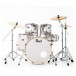 Pearl Export EXX 22'' Am. Fusion Drum Kit, Slipstream White - Front