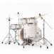 Pearl Export EXX 22'' Am. Fusion Drum Kit, Slipstream White - Rear Angle 2