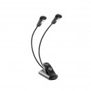 K&M 12259 Rechargeable Double Music Stand Light