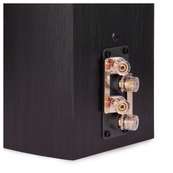 Wharfedale Diamond 9.1 Bookshelf Speakers (Pair), Black - Binding Posts