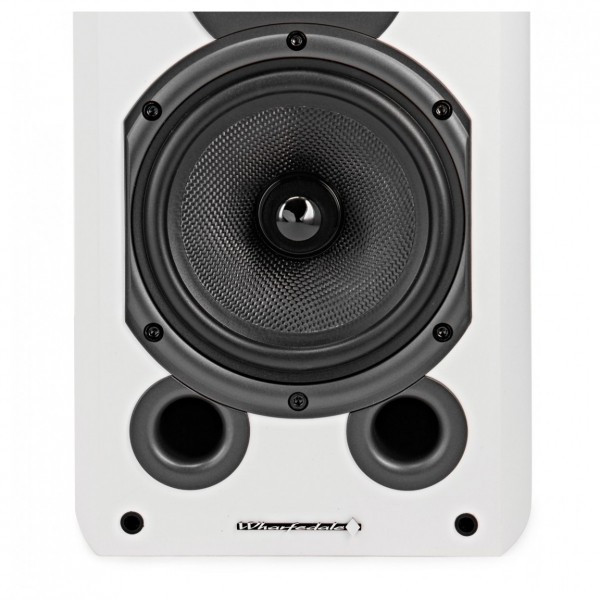 Wharfedale Diamond 9.1 Bookshelf Speakers (Pair), White - Kevlar Driver