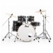 Pearl Export EXX 22'' Am. Fusion Drum Kit, Metallic Amethyst Twist - Front