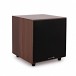 Wharfedale Diamond SW-150 Subwoofer, Walnut - Angled w/ Grille Attached