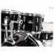 Pearl Roadshow 6pc Drum Kit w/Sabian Cymbals, Jet Black - High Tom