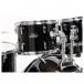 Pearl Roadshow 6pc Drum Kit w/Sabian Cymbals, Jet Black - Mid Tom