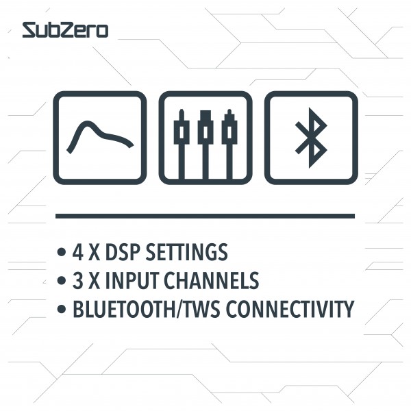 SubZero D-series 12" Active DSP Speaker & 18" Active Subwoofer