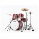 Pearl Roadshow 5pc Fusion Kit w/3 Sabian Cymbals, Matte Red
