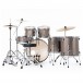 Pearl Roadshow 6pc Drum Kit w/Sabian Cymbals, Bronze Metallic - Rear