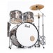 Pearl Roadshow 6pc Drum Kit w/Sabian Cymbals, Bronze Metallic - Bass Drum
