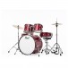 Pearl Roadshow 5pc USA Fusion Kit w/Sabian Cymbals, Matte Red