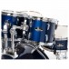 Pearl Roadshow 6pc Drum Kit w/Sabian Cymbals, Royal Blue Metallic - High Tom