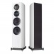 Wharfedale Evo 4.3 Floorstanding Speakers (Pair), White Front View