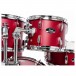 Pearl Roadshow 6pc Drum Kit w/Sabian Cymbals, Matte Red - High Tom
