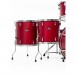 Pearl Roadshow 6pc Drum Kit w/Sabian Cymbals, Matte Red - Floor Toms