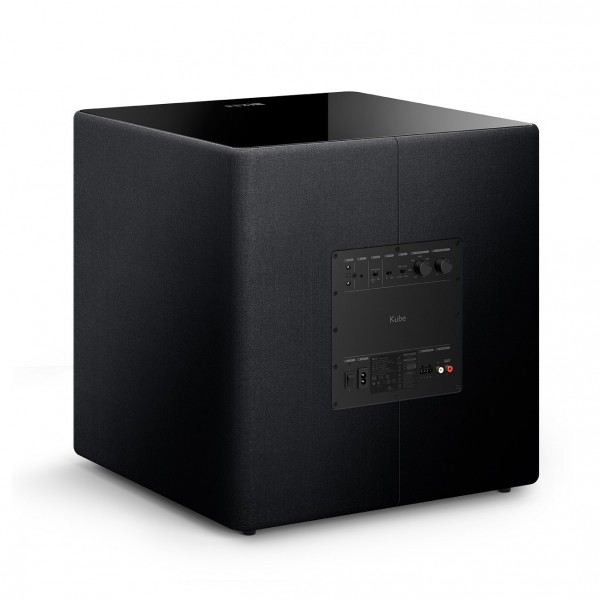 KEF Kube 15 MEI Subwoofer, Black - Rear View