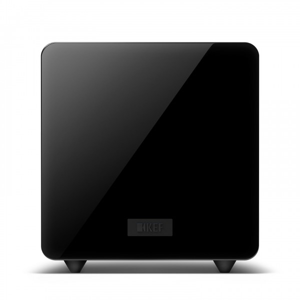 KEF KC92 Subwoofer, Black Front View 2