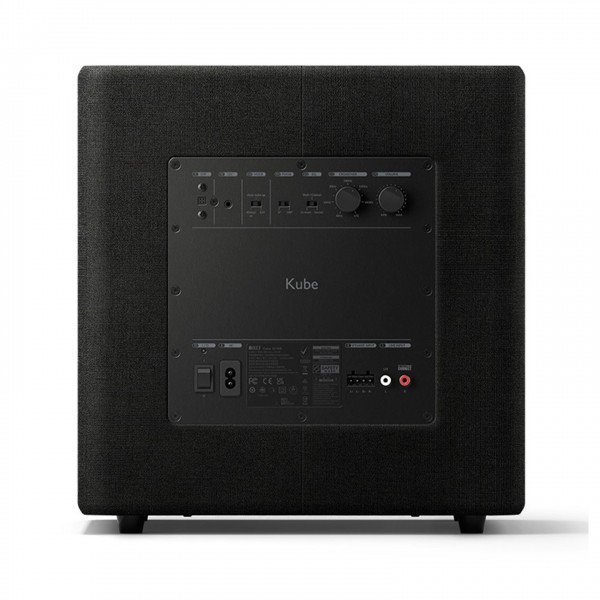 KEF Kube 10 MIE Subwoofer, Black - rear