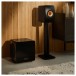 KEF KC92 Subwoofer, Black Lifestyle View