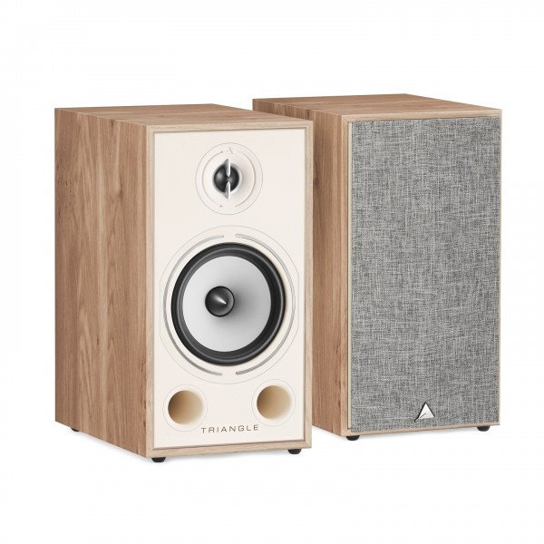 Triangle Borea BR03 Bookshelf Speakers (Pair), Light Oak