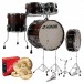 Sonor AQ2 20'' 5pc Pro Drum Kit w/Cymbals, Brown Fade