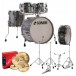 Sonor AQ2 20'' 5er Profi-Schlagzeug mit Becken, Titanium Quartz
