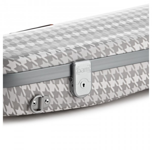 BAM Cabourg Hightech Contoured Violin Case, Silver, Limited Edition